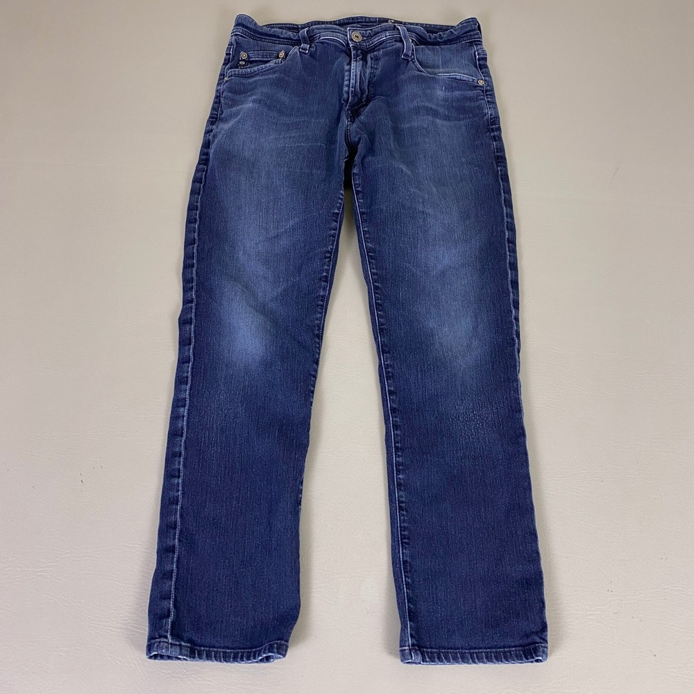 AG Adriano Goldschmied Tellis Jeans Modern Slim Mens 32x34 (Fit 30x28) Blue Dark